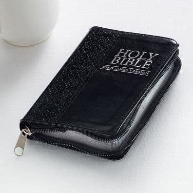 KJV Mini Pocket Edition: Zippered Black by Unknown Author