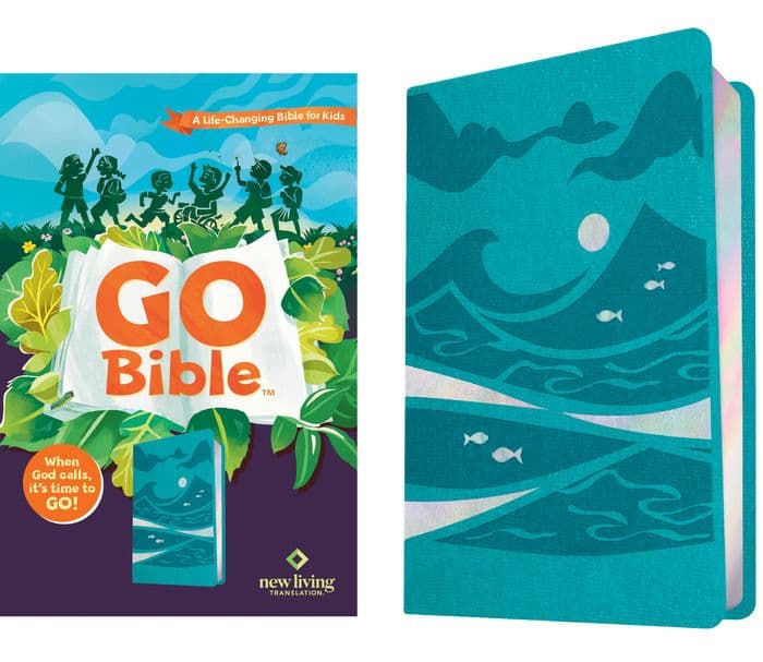 NLT Go Bible for Kids (LeatherLike, Teal Ocean): A Life-Changing Bible for Kids by Tyndale