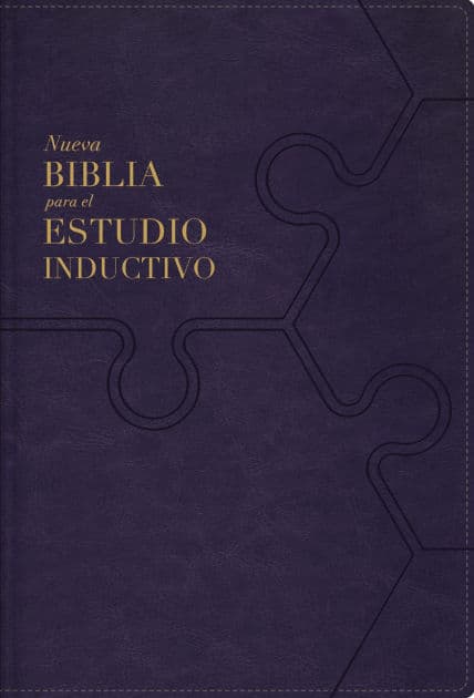 NBLA, Nueva Biblia para el estudio inductivo, Leathersoft, Interior a dos colores, Morado, Comfort Print by NBLA-Nueva Biblia de Las Américas