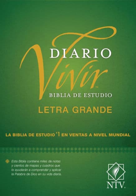 Biblia de estudio del diario vivir NTV, letra grande (Tapa dura, Índice, Letra Roja) by Tyndale Bible