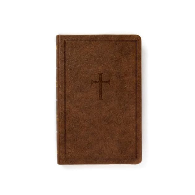 KJV Personal Size Bible, Brown LeatherTouch by Holman Bible Publishers