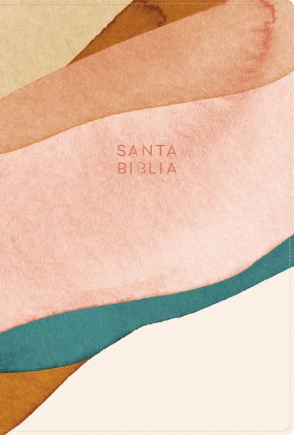 RVR 1960 Biblia letra grande tamaño manual edición especial, acuarela, símil piel by B&amp;H Español Editorial Staff