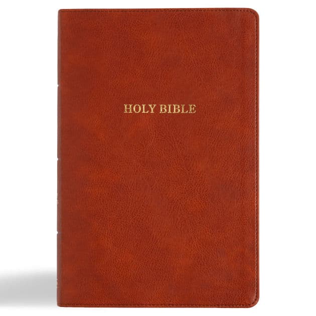 KJV Giant Print Reference Bible, Burnt Sienna LeatherTouch by Holman Bible Publishers
