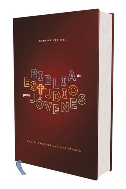 RVR60, Biblia de Estudio para Jóvenes Adolescentes, Tapa dura, Palabras de Jesús en Rojo, Comfort Print by Vida