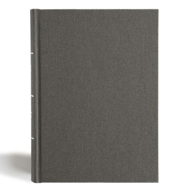 CSB Study Bible, Personal Size, Digital Study Edition, Charcoal Cloth Over Board by CSB Bibles by Holman