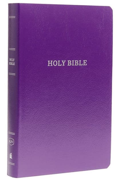 KJV Holy Bible: Gift and Award, Purple Leather-Look, Red Letter, Comfort Print: King James Version by Thomas Nelson