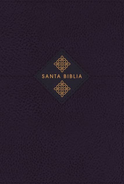 NBLA Biblia de Estudio Gracia y Verdad, Leathesoft, Azul Marino, Interior a dos colores, con Índice by Vida