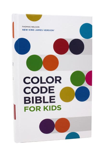 NKJV, Color Code Bible for Kids, Hardcover, Comfort Print by Thomas Nelson