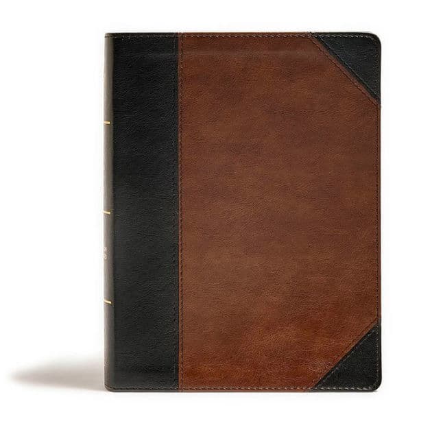 CSB Tony Evans Study Bible, Black/Brown LeatherTouch: Advancing God's Kingdom Agenda by Tony Evans