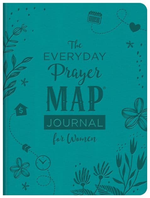 The Everyday Prayer Map Journal for Women: Devotional Inspiration Plus Prayer Maps by Barbour Publishing