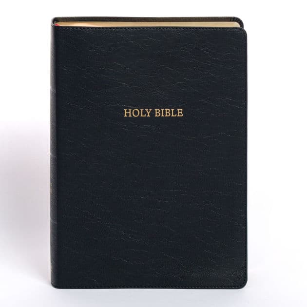 NASB Super Giant Print Reference Bible, Black LeatherTouch by Holman Bible Publishers