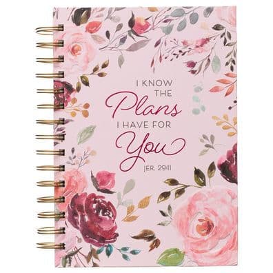 Large Wire Journal I Know the Plans I Have for You by Christian Art Gifts