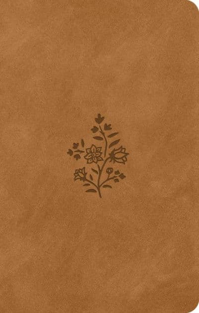 ESV Premium Gift Bible (TruTone, Nubuck Caramel, Wildflower Design) by Crossway