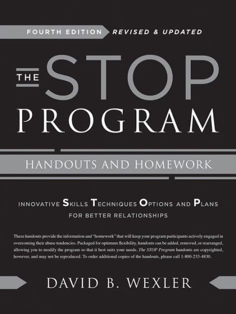 The STOP Program: Handouts and Homework by David B. Wexler Ph.D.