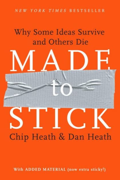 Made to Stick: Why Some Ideas Survive and Others Die by Chip Heath