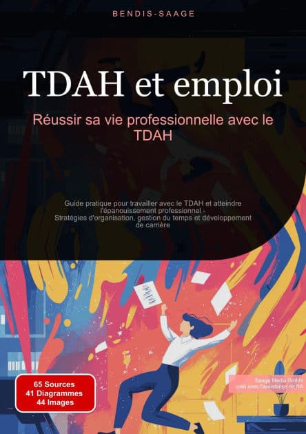 TDAH et emploi: Réussir sa vie professionnelle avec le TDAH: Guide pratique pour travailler avec le TDAH et atteindre l'épanouissement professionnel - Stratégies d'organisation, gestion du temps et développement de carrière by Bendis A. I. Saage - Français
