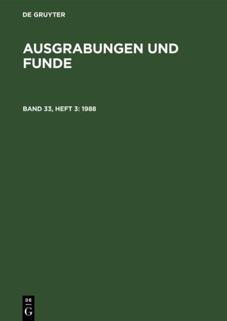 1988 by De Gruyter