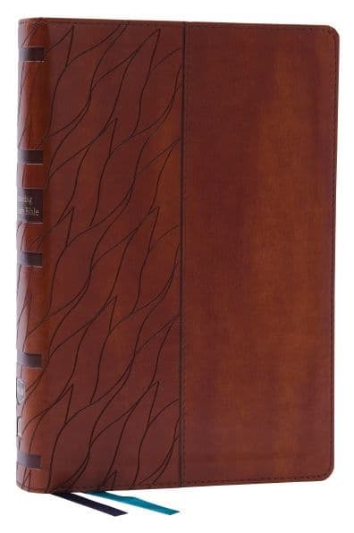 Encountering God Study Bible: Insights from Blackaby Ministries on Living Our Faith (NKJV, Brown Leathersoft, Red Letter, Comfort Print) by Thomas Nelson