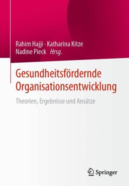 Gesundheitsfördernde Organisationsentwicklung: Theorien, Ergebnisse und Ansätze by Rahim Hajji