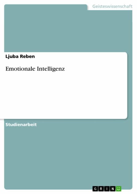 Emotionale Intelligenz by Ljuba Reben