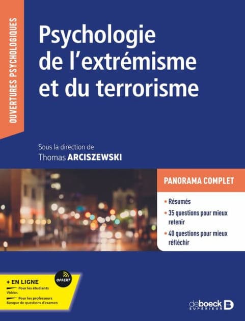 Psychologie de l'extrémisme et du terrorisme by Thomas Arciszewski
