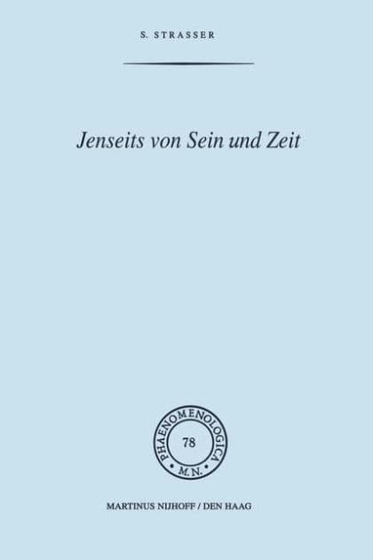 Jenseits von Sein und Zeit: Eine Einführung in Emmanuel Levinas' Philosophie by Stephan Strasser