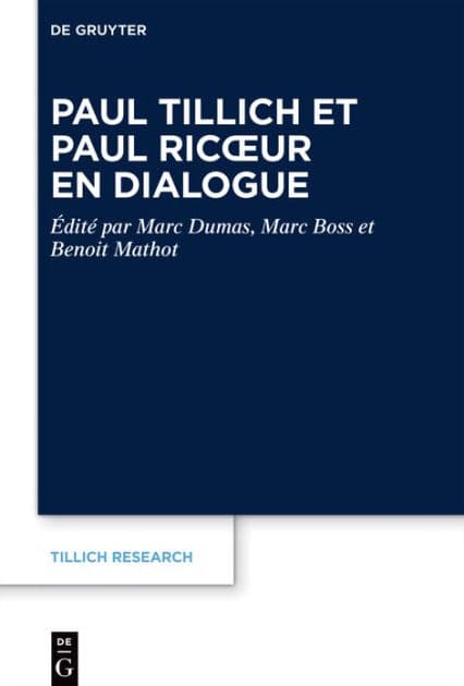 Paul Tillich et Paul Ricour en dialogue by Marc Dumas