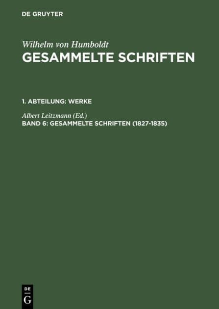 1827-1835 by Albert Leitzmann