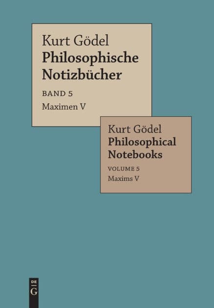 Maximen V / Maxims V by Kurt Gödel