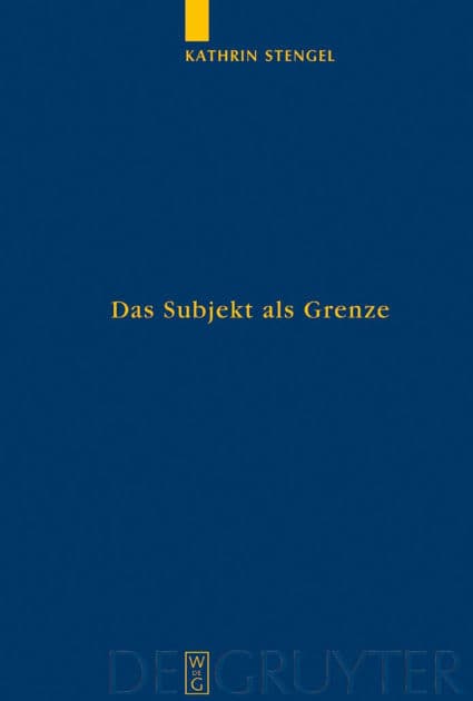 Das Subjekt als Grenze: Ein Vergleich der erkenntnistheoretischen Ansätze bei Wittgenstein und Merleau-Ponty by Kathrin Stengel