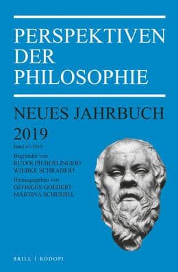 Perspektiven der Philosophie: Neues Jahrbuch. Band 45 - 2019 by Georges Goedert
