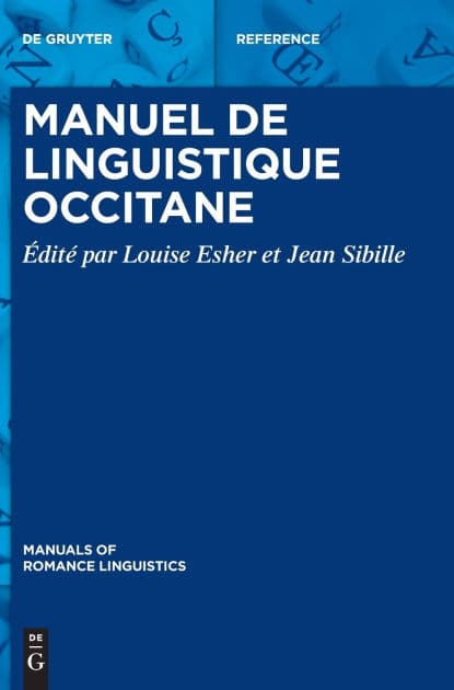 Manuel de linguistique occitane by Louise Esher