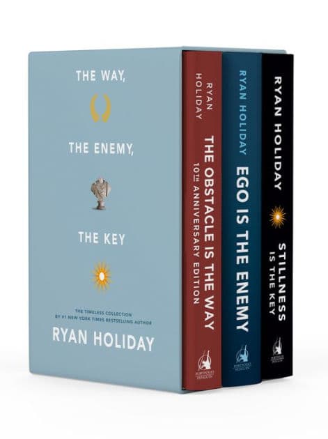 The Way, the Enemy, and the Key: A Boxed Set of The Obstacle is the Way, Ego is the Enemy & Stillness is the Key by Ryan Holiday