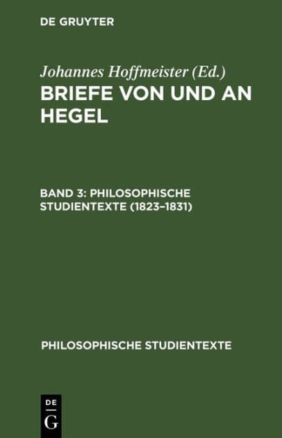1823-1831 by Johannes Hoffmeister