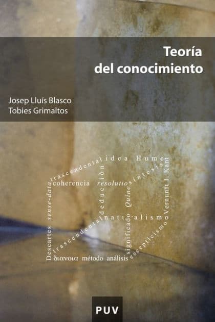Teoría del conocimiento by Josep Lluís Blasco Estellés
