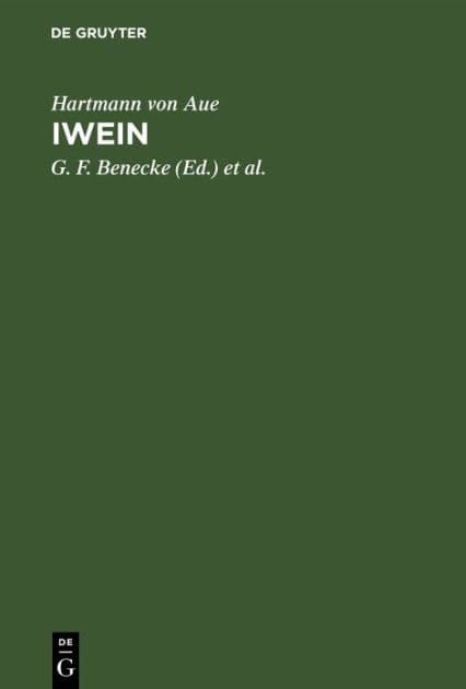 Iwein: Eine Erzählung by Hartmann von Aue