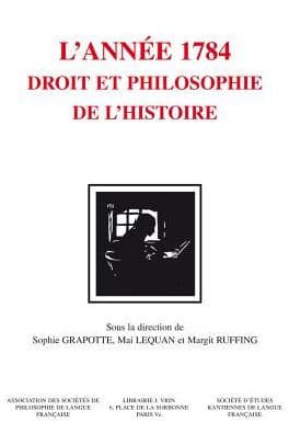 Kant. L'annee 1784: Droit et philosophie de l'histoire by Matthieu Amat