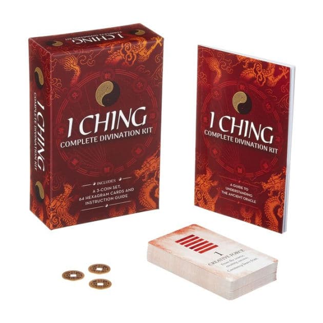 I Ching Complete Divination Kit: A 3-Coin Set, 64 Hexagram Cards and Instruction Guide by Emily Anderson