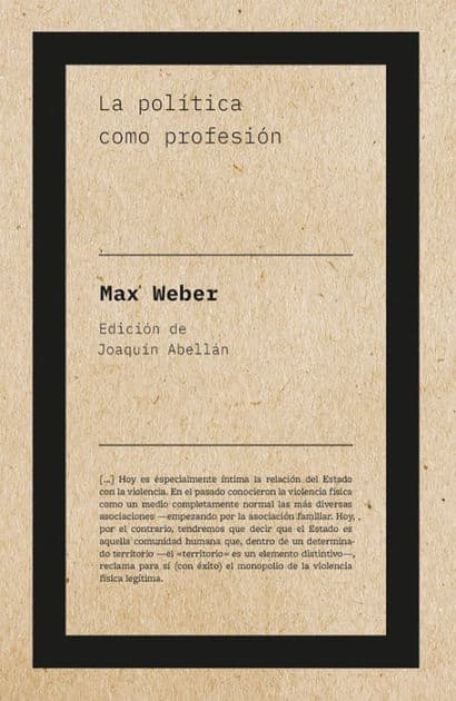 La política como profesión by Max Weber