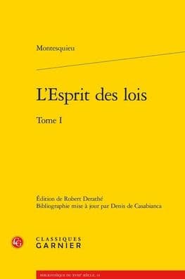 L'Esprit des lois. Tome I by Montesquieu