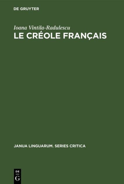 Le Créole Français by Ioana Vintila-Radulescu