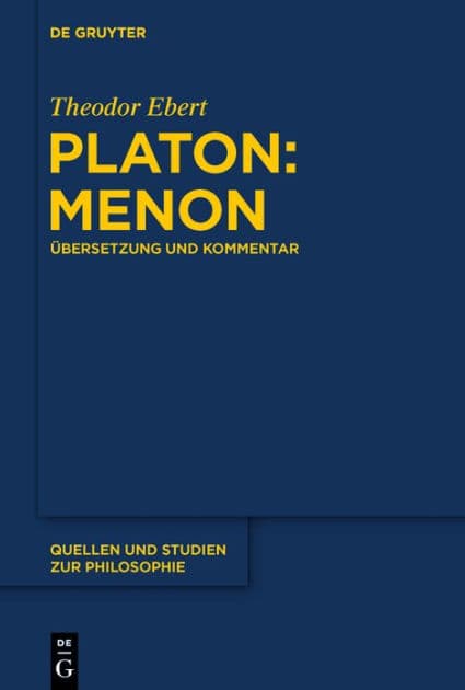 Platon: Menon: Übersetzung und Kommentar by Theodor Ebert