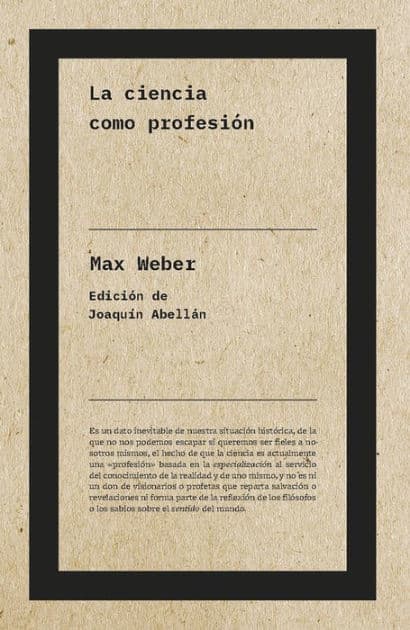 La ciencia como profesión by Max Weber