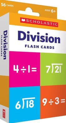 Division Flash Cards by Scholastic