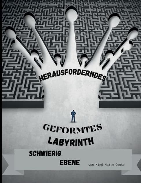 Herausforderndes geformtes Labyrinth Schwieriger Ebene: Herausforderndes geformtes Labyrinth Schwieriger Ebene by King Maxim Coote