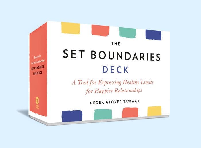 The Set Boundaries Deck: A Tool for Expressing Healthy Limits for Happier Relationships by Nedra Glover Tawwab