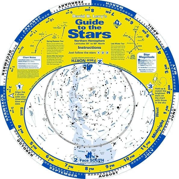 Guide to the Stars: Northern Hemisphere, Latitudes 30' to 60' North by David H. Levy