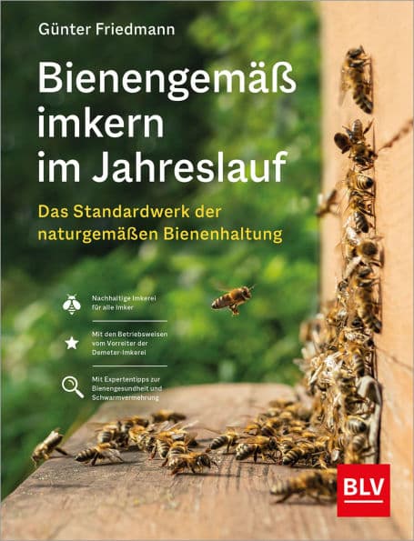 Bienengemäß imkern im Jahreslauf: Das Standardwerk der naturgemäßen Bienenhaltung by Günter Friedmann