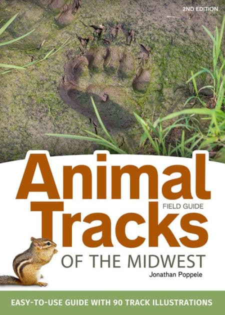 Animal Tracks of the Midwest Field Guide: Easy-to-Use Guide with 55 Track Illustrations by Jonathan Poppele