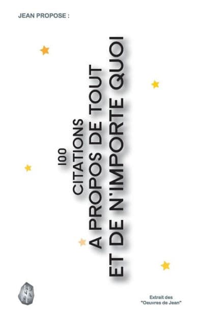 100 citations à propos de tout et de n'importe quoi by Pierson